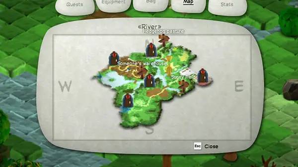 Сцена с применением игровых возможностей Don't open the doors!