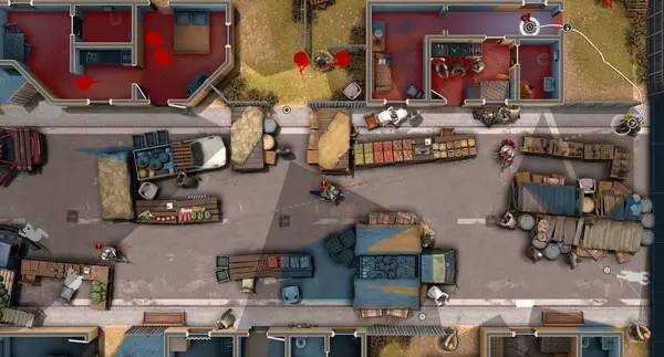 Сцена с применением игровых возможностей Door Kickers 2 Task Force North