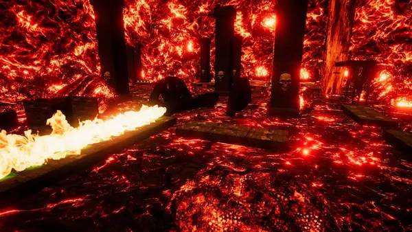 Сцена с применением игровых возможностей Draid