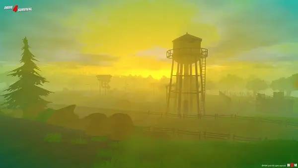 Сцена с применением игровых возможностей Drive 4 Survival