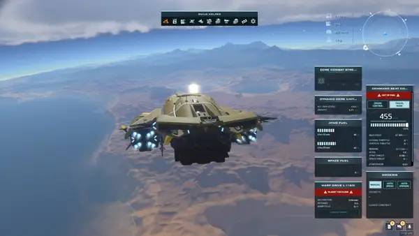 Сцена с применением игровых возможностей Dual Universe