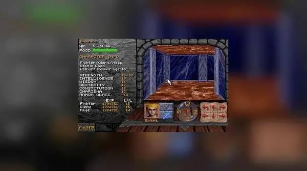 Сцена с применением игровых возможностей Dungeon Hack