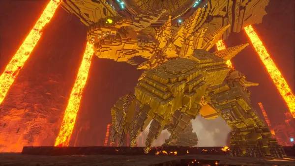 Сцена с применением игровых возможностей EARTH DEFENSE FORCE  WORLD BROTHERS 2