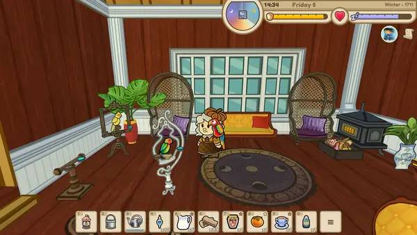 Сцена с применением игровых возможностей Echoes of the Plum Grove