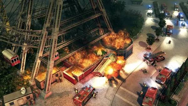 Сцена с применением игровых возможностей Emergency 2013