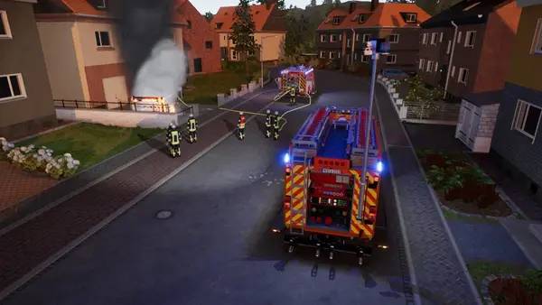 Сцена с применением игровых возможностей Emergency Call 112 – The Fire Fighting Simulation 2