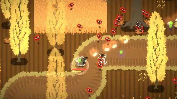 Сцена с применением игровых возможностей Entomophobia