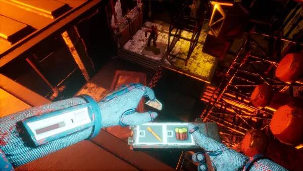 Сцена с применением игровых возможностей Escape From Violet Institute