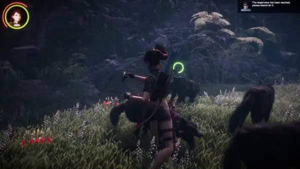 Сцена с применением игровых возможностей Exotic