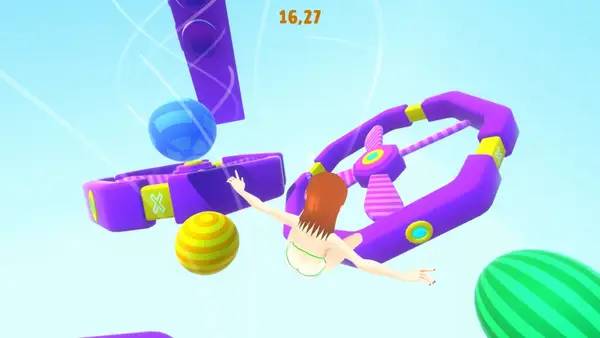 Сцена с применением игровых возможностей FALL GIRLS