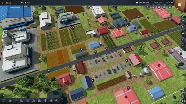 Сцена с применением игровых возможностей Farm Manager 2018