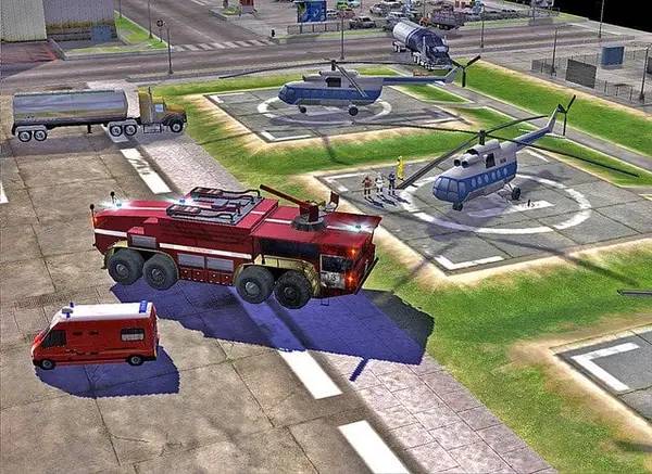Сцена с применением игровых возможностей Fire Department 3
