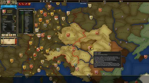 Сцена с применением игровых возможностей For the Glory  A Europa Universalis Game