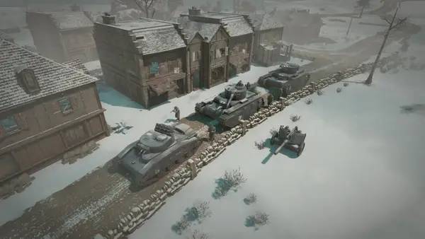 Сцена с применением игровых возможностей Foxhole