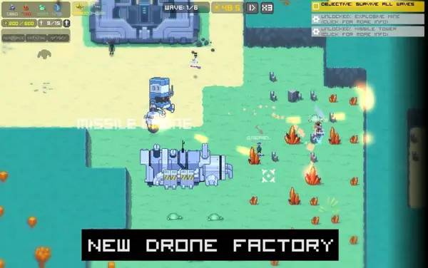 Сцена с применением игровых возможностей Freaking Meatbags