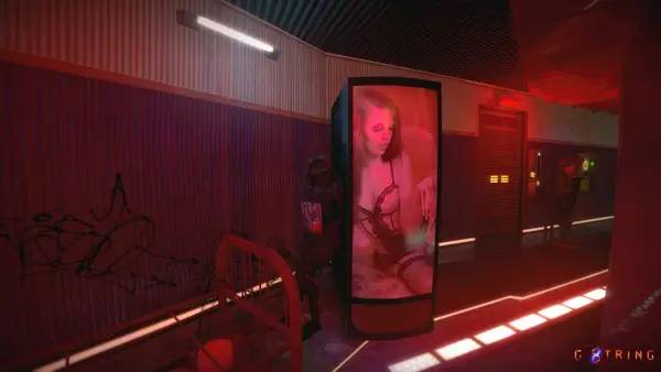 Сцена с применением игровых возможностей G String