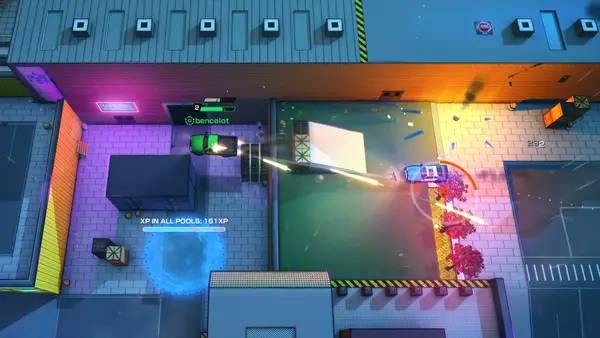 Сцена с применением игровых возможностей Gene Shift Auto