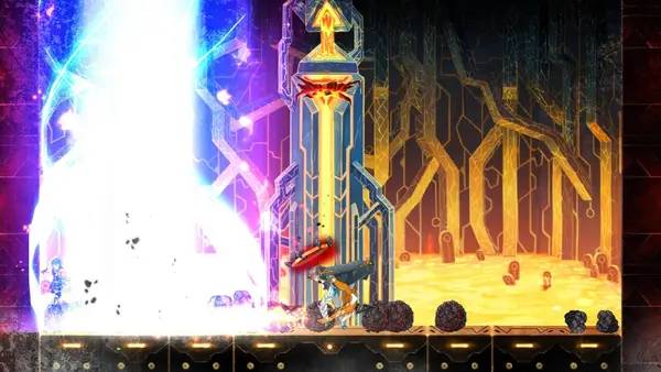 Сцена с применением игровых возможностей GIGA WRECKER