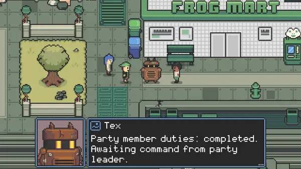 Сцена с применением игровых возможностей GLITCHED