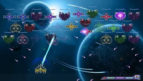 Сцена с применением игровых возможностей GOD STARFIGHTER