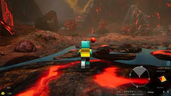 Сцена с применением игровых возможностей Gronions