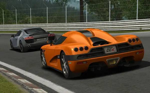 Сцена с применением игровых возможностей GTR Evolution Expansion Pack for RACE 07