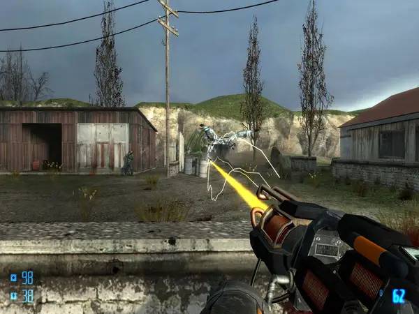 Сцена с применением игровых возможностей Half-Life 2 - SMOD