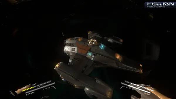 Сцена с применением игровых возможностей HELLION