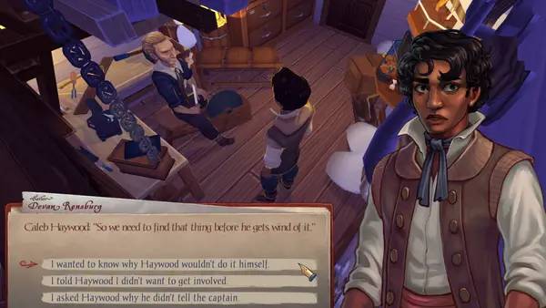 Сцена с применением игровых возможностей Herald  The Interactive Period Drama – Complete Edition