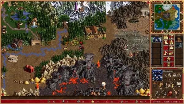 Сцена с применением игровых возможностей Heroes of Might and Magic 3 - HD Edition