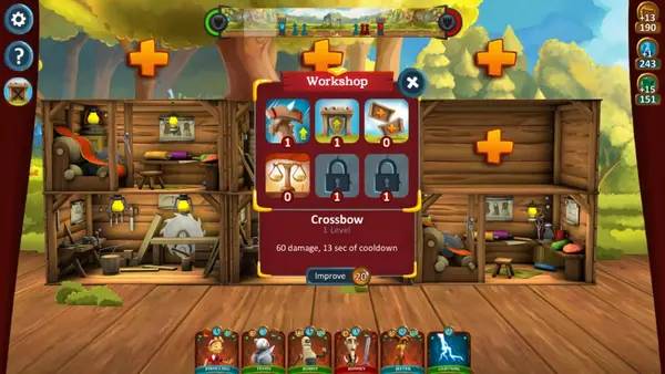 Сцена с применением игровых возможностей Heroes of Scene