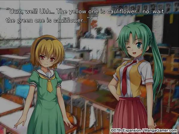 Сцена с применением игровых возможностей Higurashi When They Cry Hou - Ch.1 Onikakushi