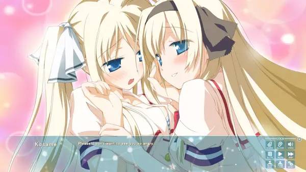 Сцена с применением игровых возможностей Hoshizora no Memoria -Wish upon a Shooting Star-