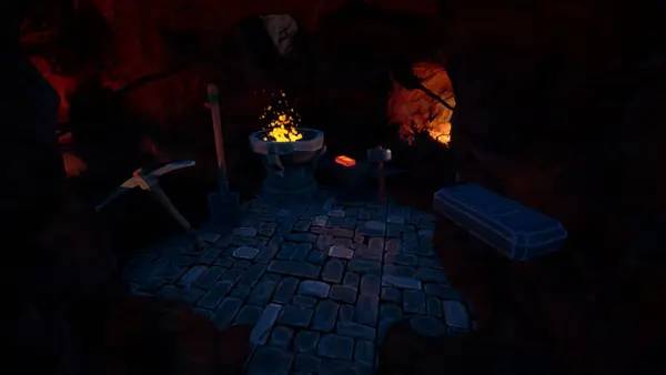 Сцена с применением игровых возможностей Hydroneer