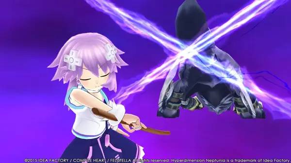 Сцена с применением игровых возможностей Hyperdimension Neptunia Re;Birth3 V Generation