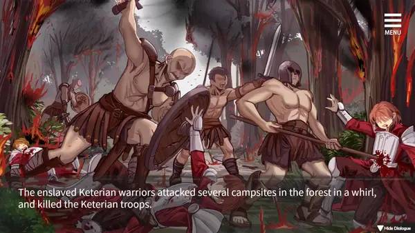 Сцена с применением игровых возможностей Imprisoned Queen