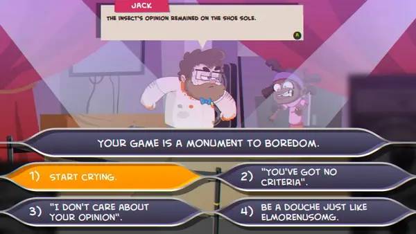 Сцена с применением игровых возможностей Indiecalypse