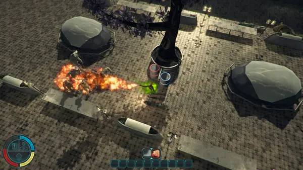 Сцена с применением игровых возможностей Infinitesimal Point