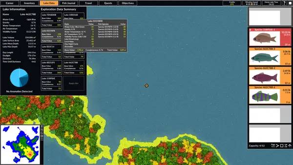 Сцена с применением игровых возможностей Intergalactic Fishing