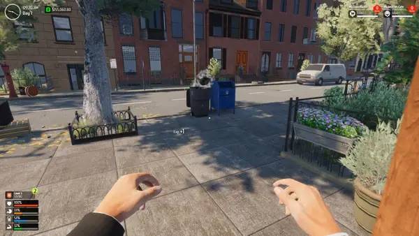 Сцена с применением игровых возможностей Internet Cafe & Supermarket Simulator 2024