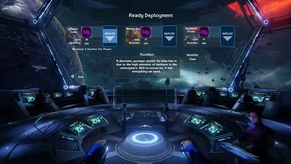 Сцена с применением игровых возможностей Into the Stars