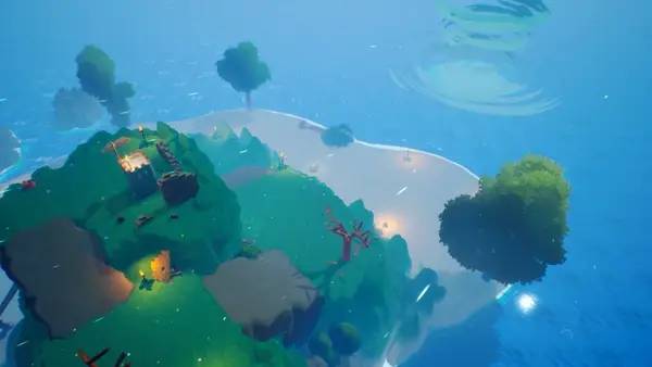 Сцена с применением игровых возможностей Island Crusaders