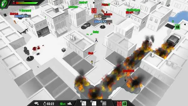 Сцена с применением игровых возможностей Kill The Bad Guy