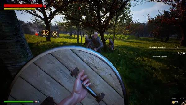 Сцена с применением игровых возможностей Kingdom Of Peace