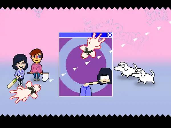 Сцена с применением игровых возможностей Knuckle Sandwich