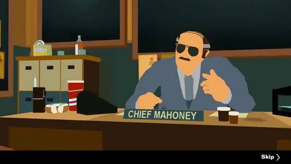 Сцена с применением игровых возможностей LA Cops