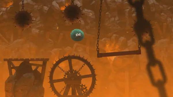 Сцена с применением игровых возможностей Leo’s Fortune - HD Edition