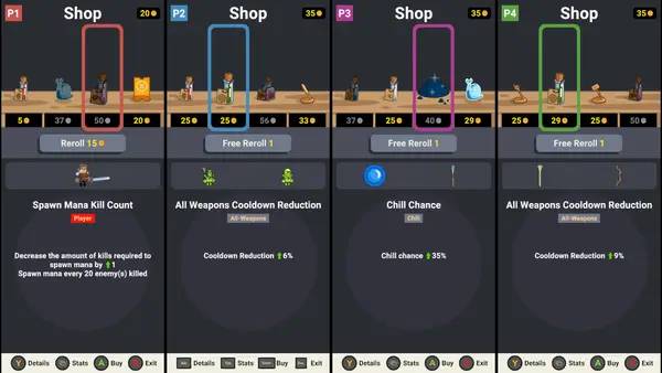 Сцена с применением игровых возможностей Letter Lancers