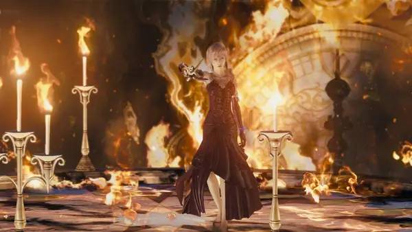 Сцена с применением игровых возможностей LIGHTNING RETURNS  FINAL FANTASY 13