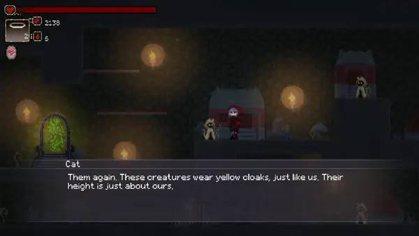 Сцена с применением игровых возможностей Lost Wish In the desperate world